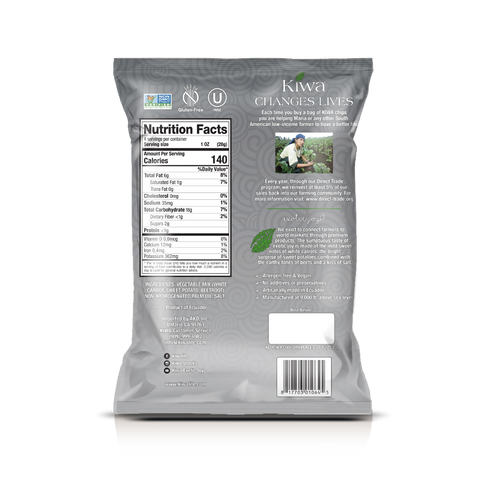 KIWA ANDEAN VEGGIE CHIPS MIX- PACK 4OZ X 4U