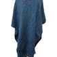NOCTURNE INDIGO PONCHO